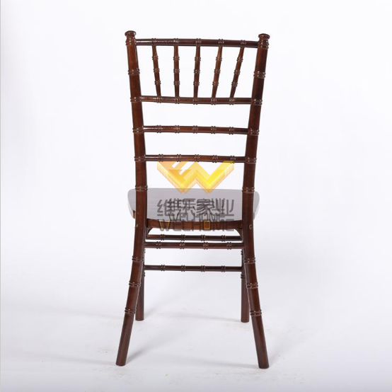 Solid beech wood chiavari chair for wedding